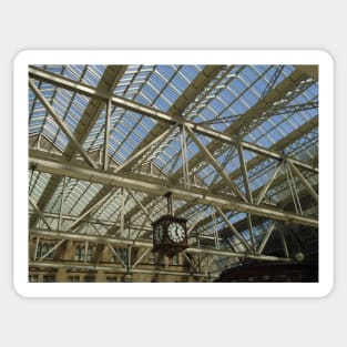 Glasgow Central Train Station Clock Sticker